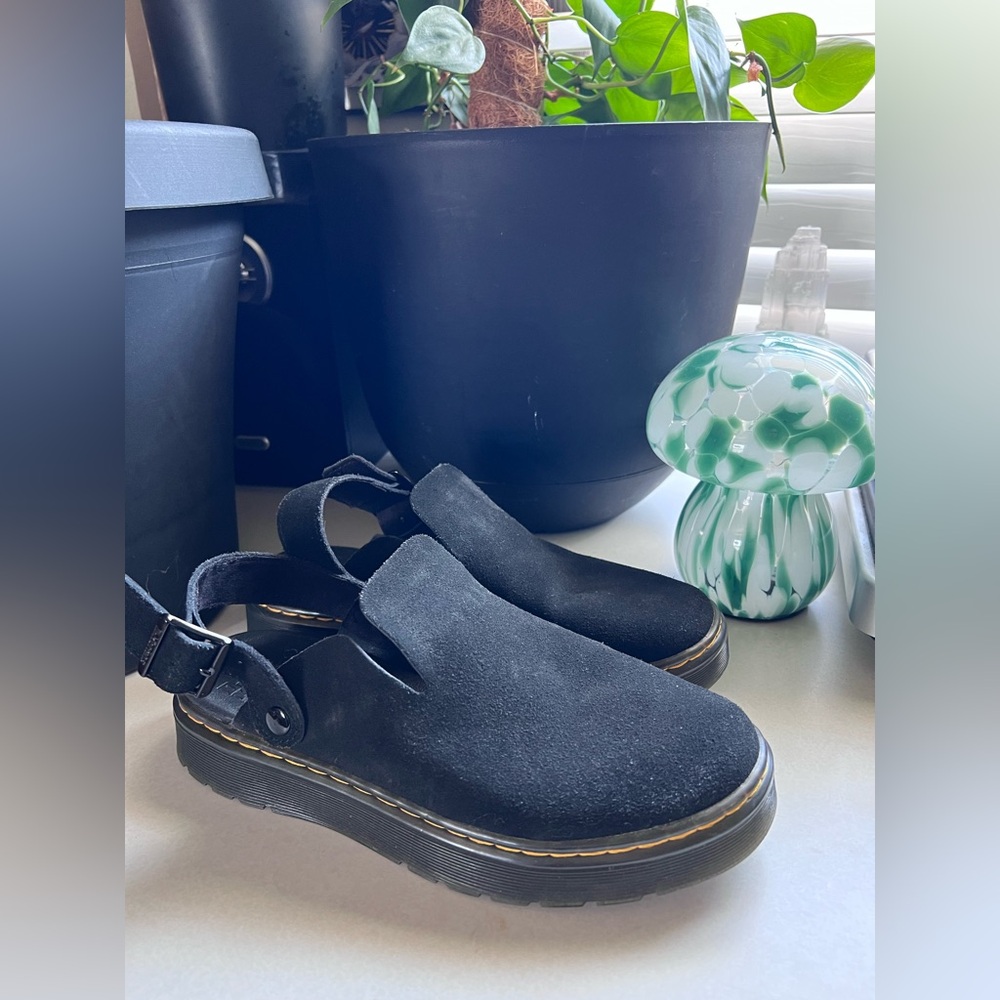 Dr. Martens Carlson Suede Casual Slingback Mules
